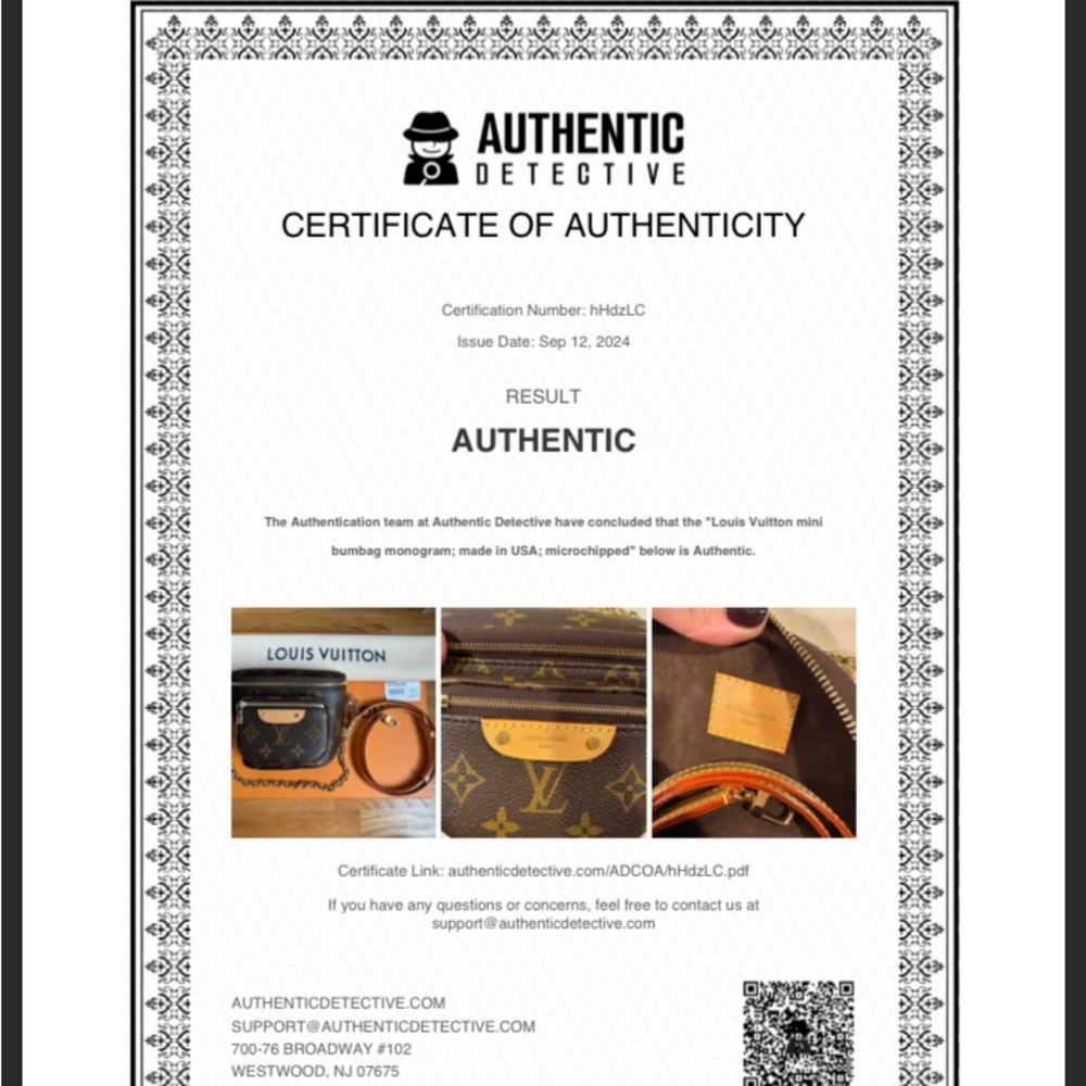 Authentic Louis Vuitton mini bumbag monogram - Picture 15 of 15